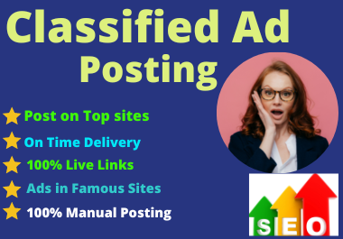 I crate 60 ad posting in USA UK CA top list side