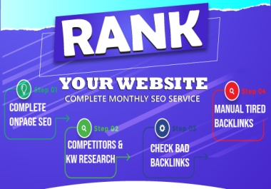 Rocket Boost your Website on First page with complete Seo Service