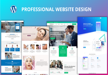 I will design a Responsive WordPress Website using Elementor or Elementor Pro