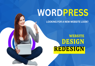 I will design or redesign wordpress website with elementor pro