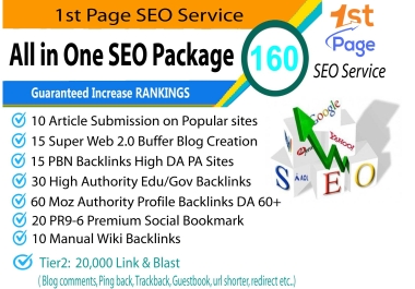 Provide All in One Manual Seo Link Building Package