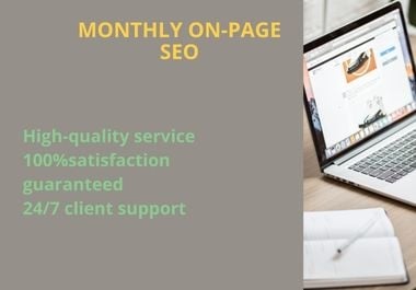 I will provide monthly on page SEO services