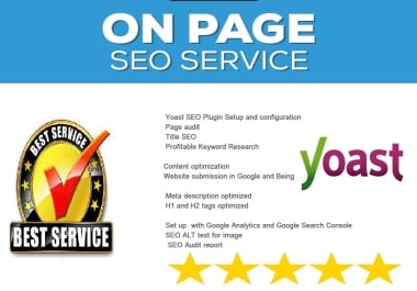 I will do Perfect On-Page SEO for your WordPress website with Yoast