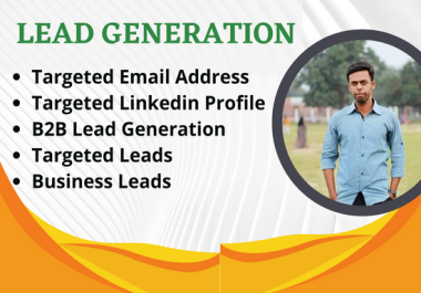 I will do 150 lead generations with targeted email address