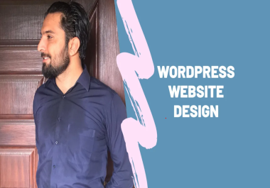I will design and develop responsive wordpress website design