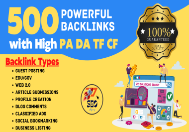 Rank Your Website on Google WITH HIGH QUALITY BACKLINKS,  ALL IN ONE