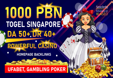 Skyrocket Thailand/Indonesian/Korean 1000 PBN DR/DA 50 to70 Casino Poker Judi slots Gambling UFABET