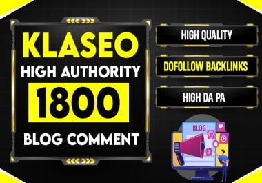 I Will Manually Create unique 1800 High Quality Dofollow Blog Comments high DA PA Backlinks