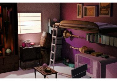 I will create a 3d model and render images of dioramas