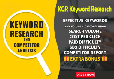 I will research the best SEO keywords for your website