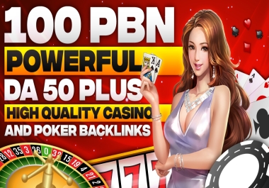 Powerful 100 Do Follow PBN Backlink Da 50 Plus With High Quality