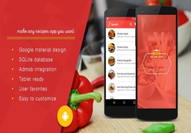 Cooking training application for Android system