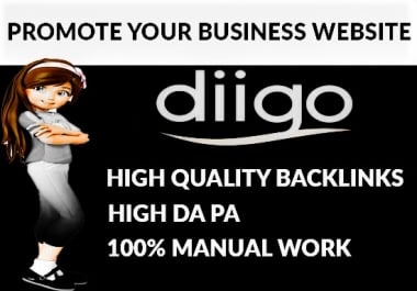 100+ PBN Diigo Dofollow Backlinks DA-89 PA-75 DR-85