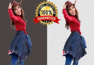 I will professionally remove background from your images