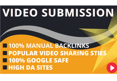 I will provide 35 video submissions in popular websites