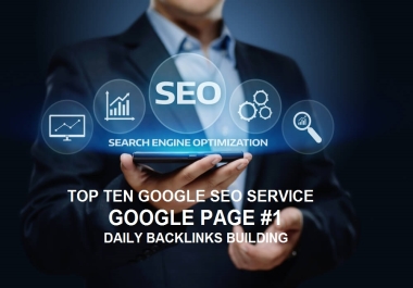 I Will do Ultimate SEO Service For Google 1st Page Ranking
