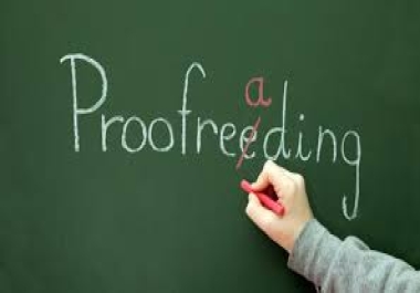 Proofreading in the shortest time