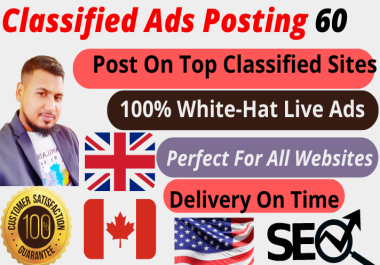 I will provide ads posting High authority websites