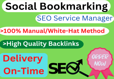 I will provide 50 High Quality Social Bookmarking Backlinks