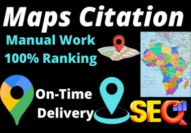 Create 200 best google maps points citations for your Business Ranking