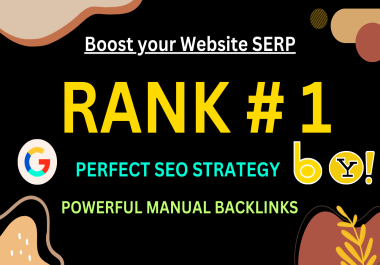 Monthly SEO Package for Rank your website on Google with Manual Backlinks.