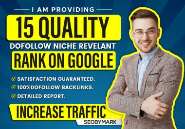 I will provide 15 high authority dofollow niche relevant blog comment backlinks