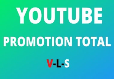 Youtube Account Promotion Via Real Users Active And Permanent