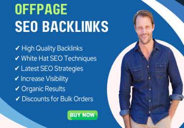 I will do monthly off page,  complete SEO package,  manual top backlinks specialist