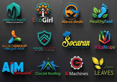 I will design a modern and luxury minimalist logo