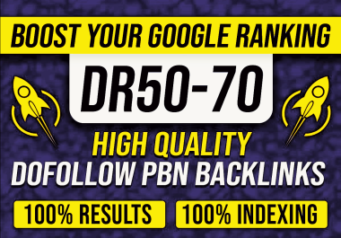 Get 199 PBNS DR 50-70+ Permanent Post High Quality Dofollow backlinks with Indexing Domains