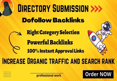 Provide Manually 55 High quality Dofollow Directory Submission Backlinks