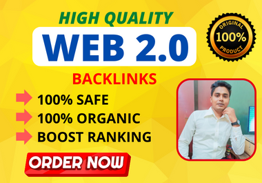 I will create high quality 85 web 2 0 dofollow backlinks on high authority website unique content