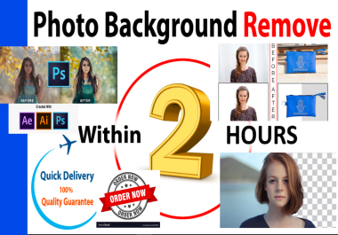 I will remove background from pictures,  retouch and draw artwork
