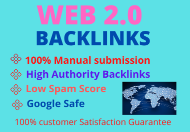 I will fabricate authority web 2.0 backlinks physically