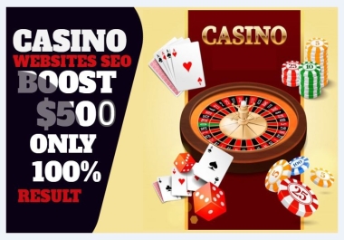 Build Casino & Gambling 150 off page seo mix backlinks high DA 60-100 Websites