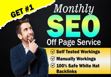 Skyrocket your website Monthly SEO Service For Google 1st Page Ranking & Traffic increase
