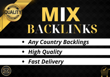 I will do 85 high authority do follow mixed SEO backlinks for your website must index