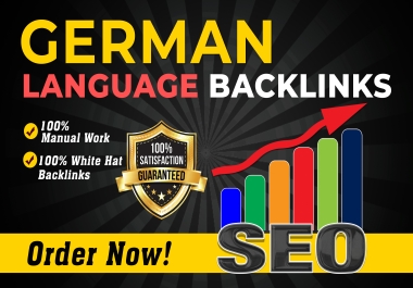 I will provide 200 high da german SEO backlinks link building