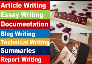 I will assist you in essays,  articles,  summaries,  case study and content writing