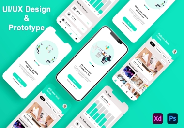 I will design exclusive mobile web UI/UX and prototype in adobe XD
