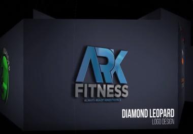 I will create a professional 3d logo design,  minimalist business logo design with animation