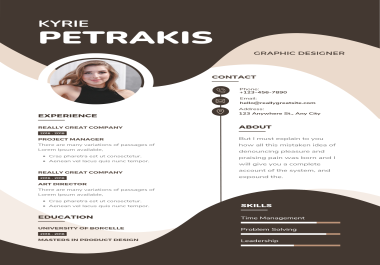 I will write Professional and Eye Catching Resume Writing/CV for your career