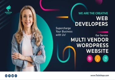 I will Create a multi vendor WordPress website for you.