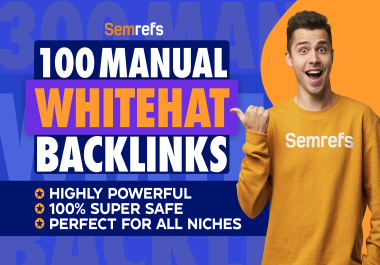 100 High DA SEO LINK BUILDING white hat manual all in one backlinks for google top ranking