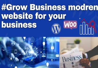 I will make a professional business,  blog,  or ecommerce wordpress website
