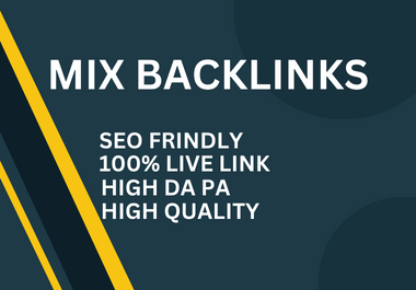 I will make 150 Mix Backlinks Seo Friendly for You