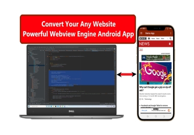 I will convert a website to an android app in 30 minutes