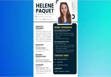 Professional Resume & CV Design