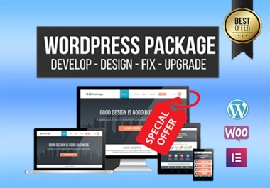 Develop and design a high quality Wordpress website