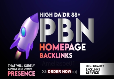 Increase High authority PA/DA TF/CF 15 Homepage permanent PBN Backlinks